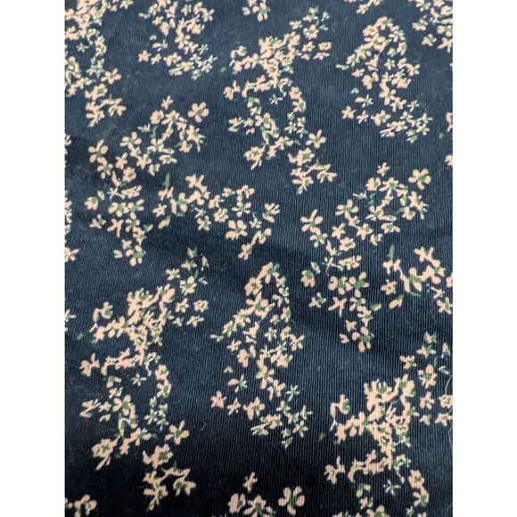 Lee Chino Shorts Med Regular Fit Blue Mid-Rise Ditzy Floral Women's Size 16 - Picture 4 of 6